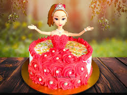 Barbie Doll Cake