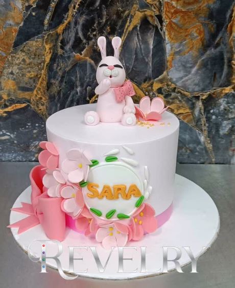 Rabbit Fondant Cake